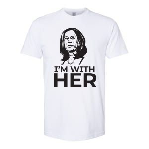 Im With Her 2024 Vote President Kamala Harris Election Meme Softstyle CVC T-Shirt