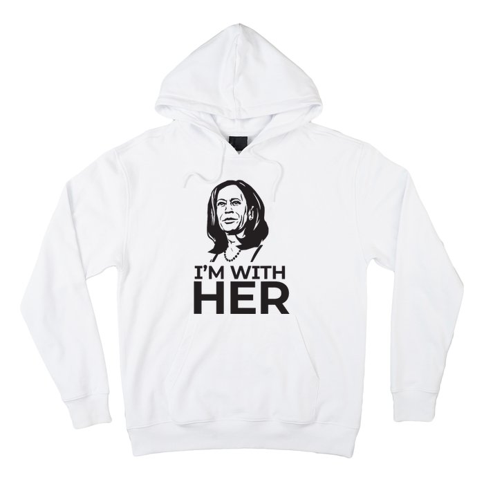 Im With Her 2024 Vote President Kamala Harris Election Meme Hoodie