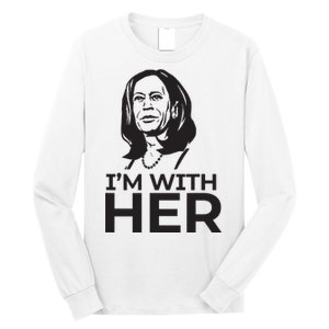 Im With Her 2024 Vote President Kamala Harris Election Meme Long Sleeve Shirt