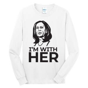 Im With Her 2024 Vote President Kamala Harris Election Meme Tall Long Sleeve T-Shirt