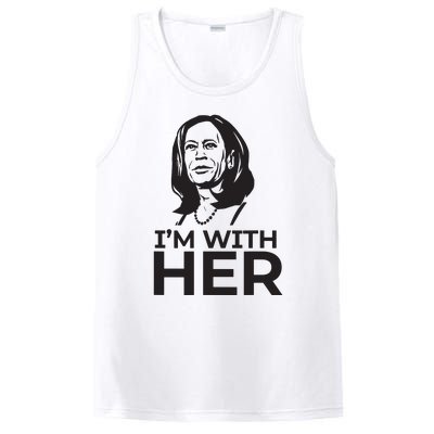 Im With Her 2024 Vote President Kamala Harris Election Meme PosiCharge Competitor Tank