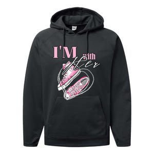 Im With Her Chucks And Pearls Election 2024 Performance Fleece Hoodie