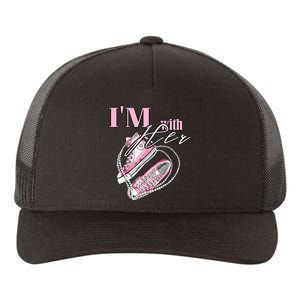 Im With Her Chucks And Pearls Election 2024 Yupoong Adult 5-Panel Trucker Hat