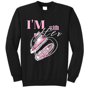 Im With Her Chucks And Pearls Election 2024 Sweatshirt