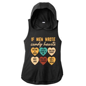 If Wrote Hearts Of Candy Beer Cook Valentine Quote Tees Funny Gift Ladies PosiCharge Tri-Blend Wicking Draft Hoodie Tank