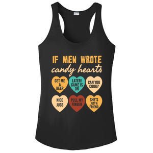 If Wrote Hearts Of Candy Beer Cook Valentine Quote Tees Funny Gift Ladies PosiCharge Competitor Racerback Tank