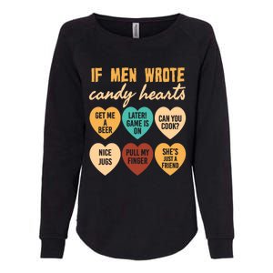 If Wrote Hearts Of Candy Beer Cook Valentine Quote Tees Funny Gift Womens California Wash Sweatshirt