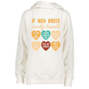 If Wrote Hearts Of Candy Beer Cook Valentine Quote Tees Funny Gift Womens Funnel Neck Pullover Hood