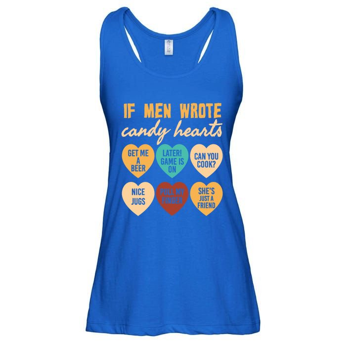 If Wrote Hearts Of Candy Beer Cook Valentine Quote Tees Funny Gift Ladies Essential Flowy Tank