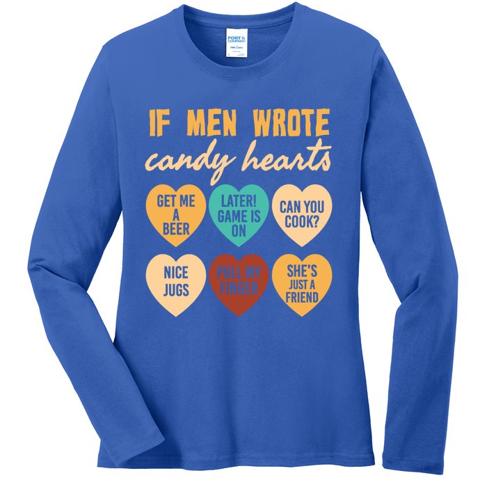 If Wrote Hearts Of Candy Beer Cook Valentine Quote Tees Funny Gift Ladies Long Sleeve Shirt