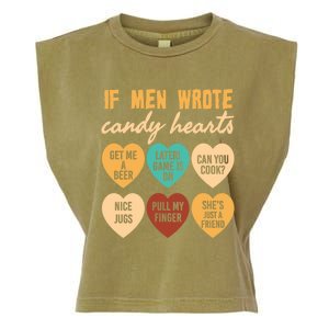 If Wrote Hearts Of Candy Beer Cook Valentine Quote Tees Funny Gift Garment-Dyed Women's Muscle Tee