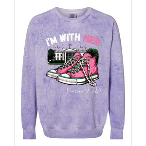 Im With Her Kamal 2024 Colorblast Crewneck Sweatshirt