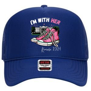 Im With Her Kamal 2024 High Crown Mesh Back Trucker Hat