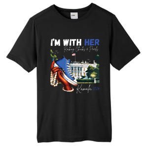 Im With Her Rocking Chucks Pearls Kamala 2024 Tall Fusion ChromaSoft Performance T-Shirt