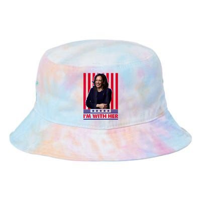 IM With Her Kamala Vote For 2024 President Tie Dye Newport Bucket Hat