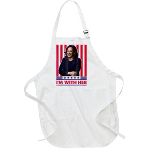 IM With Her Kamala Vote For 2024 President Full-Length Apron With Pockets