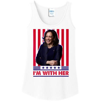 IM With Her Kamala Vote For 2024 President Ladies Essential Tank