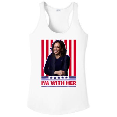 IM With Her Kamala Vote For 2024 President Ladies PosiCharge Competitor Racerback Tank