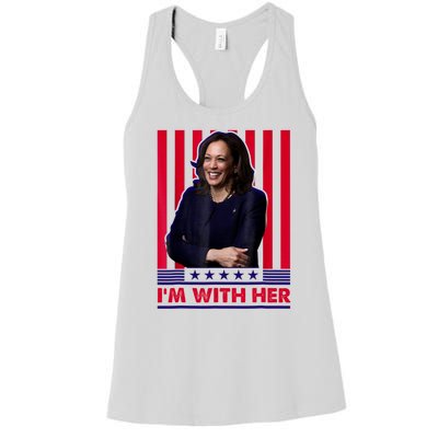 IM With Her Kamala Vote For 2024 President Women's Racerback Tank