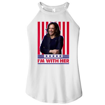 IM With Her Kamala Vote For 2024 President Women's Perfect Tri Rocker Tank