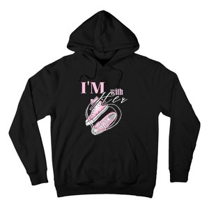 IM With Her Chucks And Pearls Election 2024 Hoodie