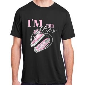 IM With Her Chucks And Pearls Election 2024 Adult ChromaSoft Performance T-Shirt