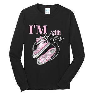 IM With Her Chucks And Pearls Election 2024 Tall Long Sleeve T-Shirt