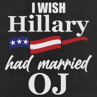 I Wish Hillary Had Married OJ 7 Panel Mesh Trucker Snapback Hat