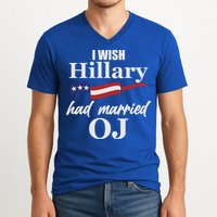 I Wish Hillary Had Married OJ V-Neck T-Shirt