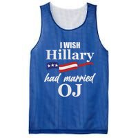 I Wish Hillary Had Married OJ Mesh Reversible Basketball Jersey Tank