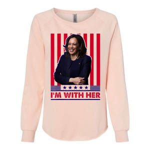 IM With Her Kamala Vote For 2024 President Kamala Harris Womens California Wash Sweatshirt