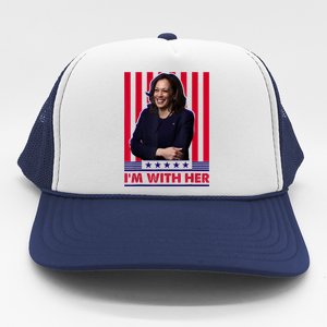 IM With Her Kamala Vote For 2024 President Kamala Harris Trucker Hat