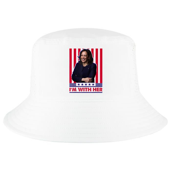 IM With Her Kamala Vote For 2024 President Kamala Harris Cool Comfort Performance Bucket Hat