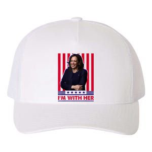 IM With Her Kamala Vote For 2024 President Kamala Harris Yupoong Adult 5-Panel Trucker Hat