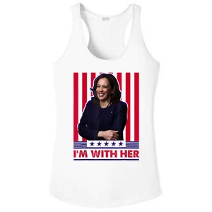 IM With Her Kamala Vote For 2024 President Kamala Harris Ladies PosiCharge Competitor Racerback Tank