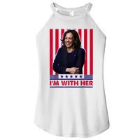 IM With Her Kamala Vote For 2024 President Kamala Harris Women's Perfect Tri Rocker Tank