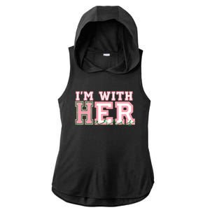 Im With Her President Kamala Election Ladies PosiCharge Tri-Blend Wicking Draft Hoodie Tank