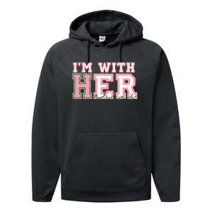 Im With Her President Kamala Election Performance Fleece Hoodie