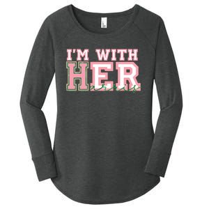 Im With Her President Kamala Election Women's Perfect Tri Tunic Long Sleeve Shirt