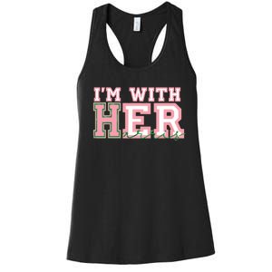 Im With Her President Kamala Election Women's Racerback Tank