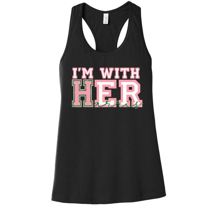 Im With Her President Kamala Election Women's Racerback Tank