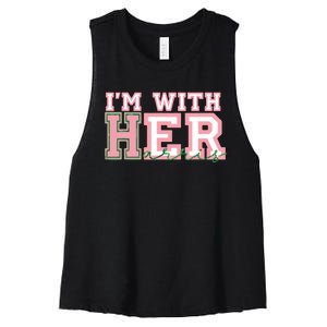 Im With Her President Kamala Election Women's Racerback Cropped Tank