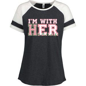 Im With Her President Kamala Election Enza Ladies Jersey Colorblock Tee