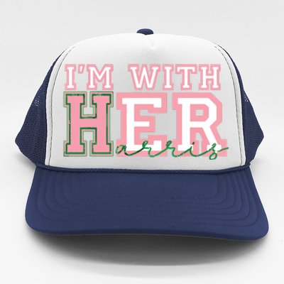 Im With Her President Kamala Election Trucker Hat