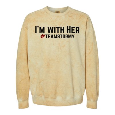 I'm with Her TEAMSTORMY Classic . Colorblast Crewneck Sweatshirt