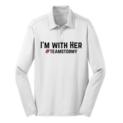 I'm with Her TEAMSTORMY Classic . Silk Touch Performance Long Sleeve Polo