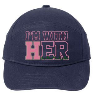 Im With Her Kamala Harris 2024 President Vote 7-Panel Snapback Hat