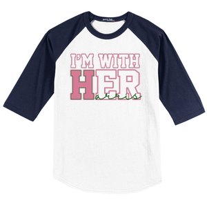 Im With Her Kamala Harris 2024 President Vote Baseball Sleeve Shirt