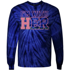 Im With Her Kamala Harris 2024 President Vote Tie-Dye Long Sleeve Shirt