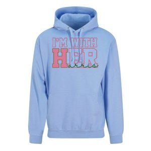 Im With Her Kamala Harris 2024 President Vote Unisex Surf Hoodie